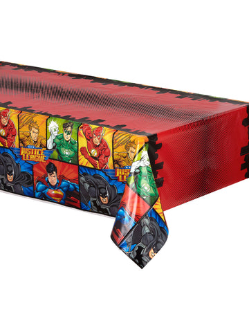 Plastový ubrus Liga spravedlnosti 137 x 213 cm