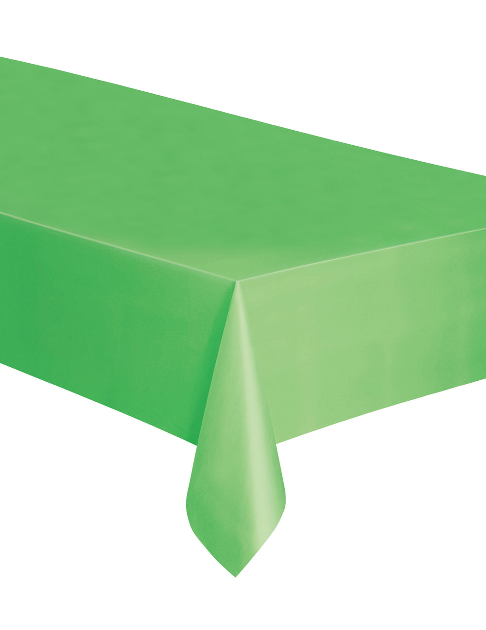 Nappe rectangulaire en plastique vert citron