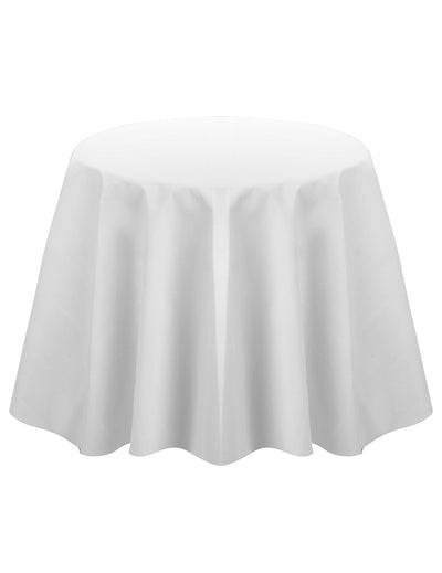 Mise en situation de la nappe ronde en intissé mariage et baptême