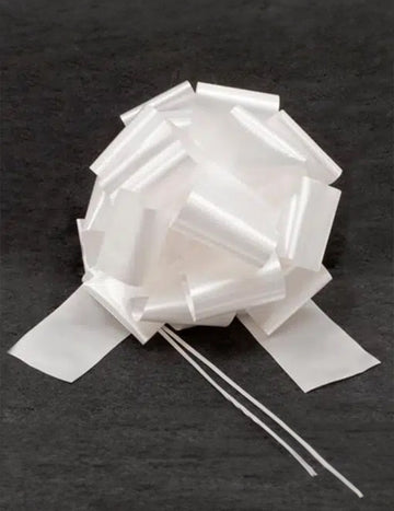 Obří bílý uzel 35 cm