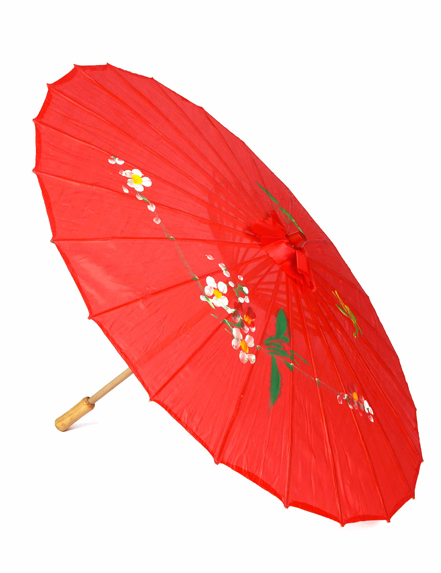 Vue de profil de l'ombrelle chinoise