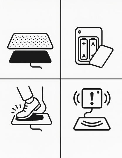 Zvuková rohožka 34 x 25 cm