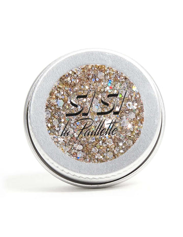 Biologisch abbaubarer, silberner Runaway-Metallic-Glitzer - Si Si La Paillette