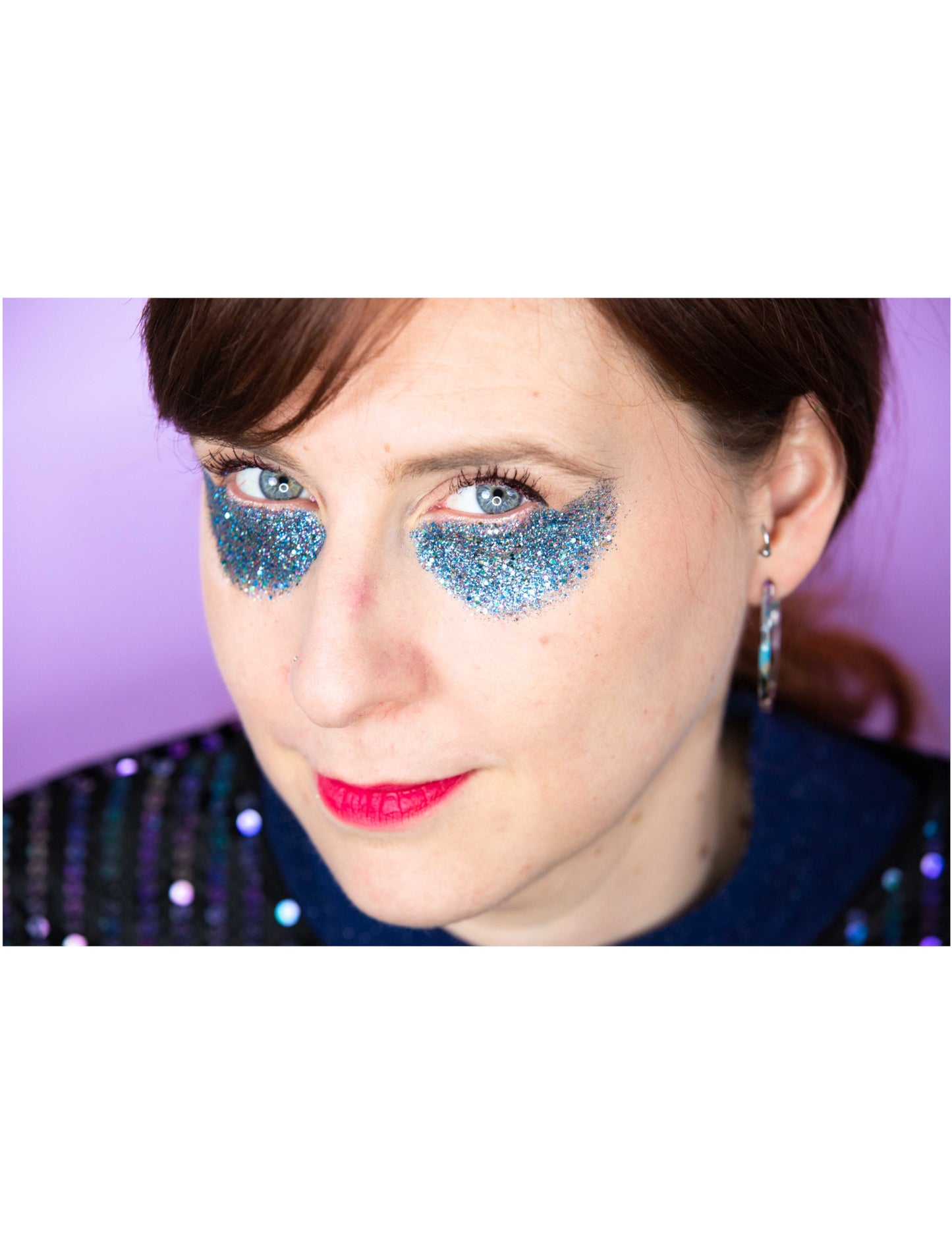 Make-Up Glitter nachtblau
