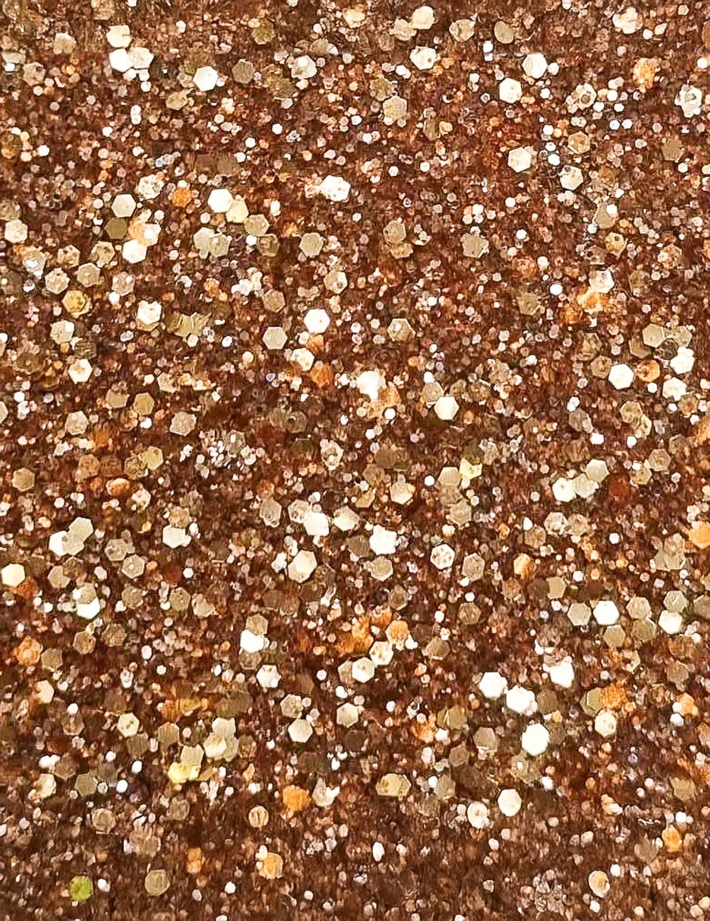 Biologisch abbaubare Pailletten in Metallic-Orange - Si si la pailette