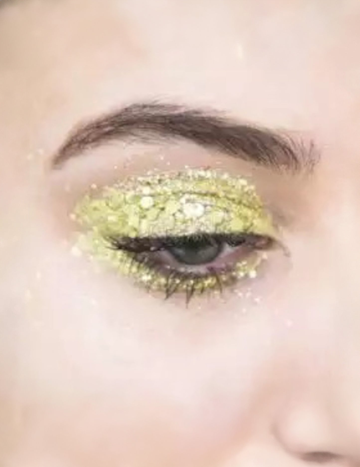 Make-Up Glitter gold