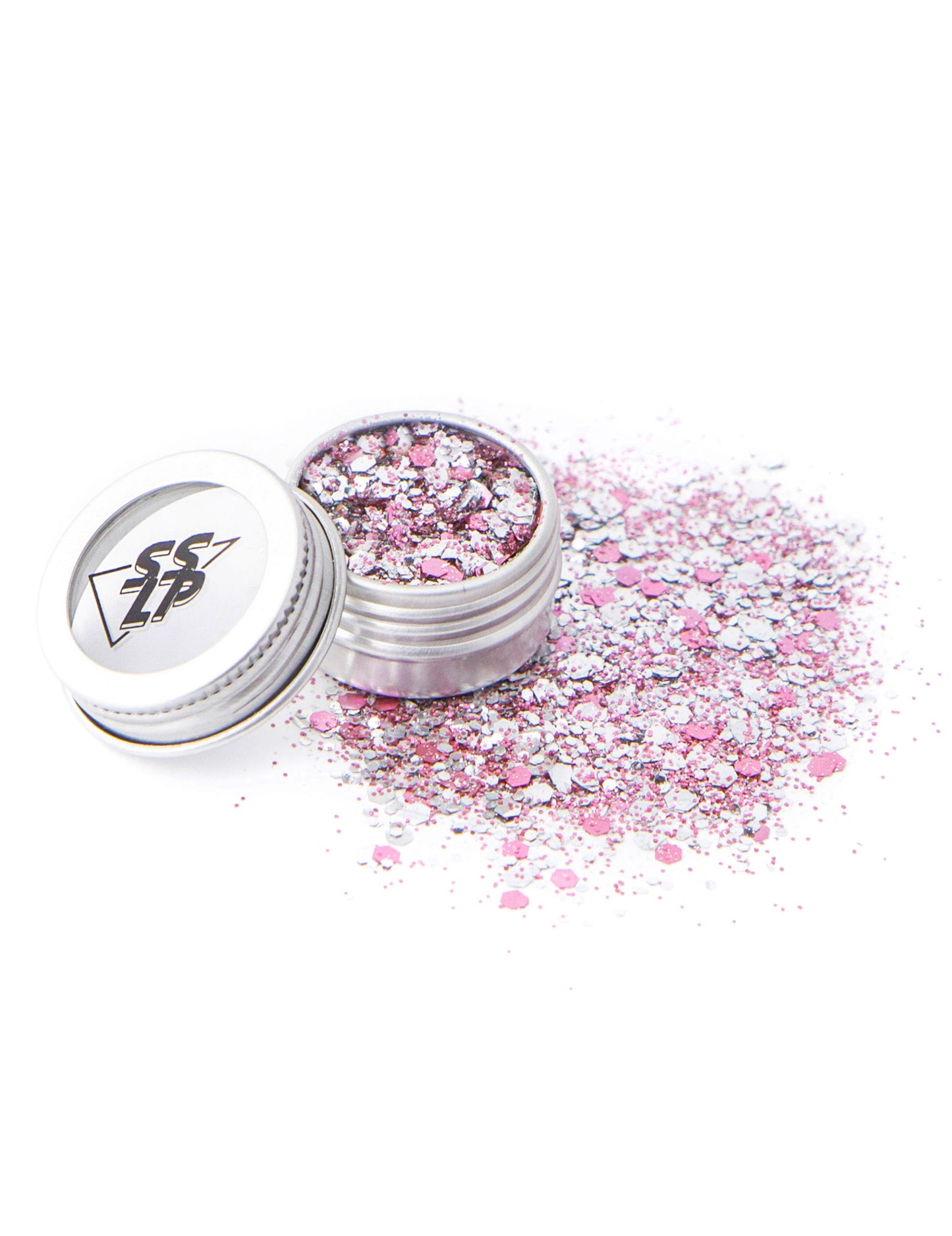 Make-Up Glitter rosa-lila