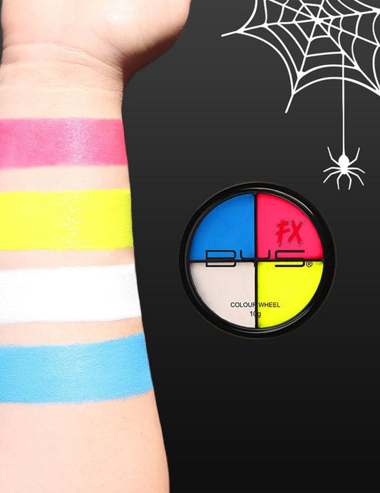 Paleta make-up 4 neonové barvy 10 g