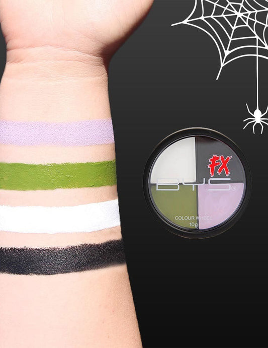 Paletka líčidel 4 barvy Halloween zombie 10 g