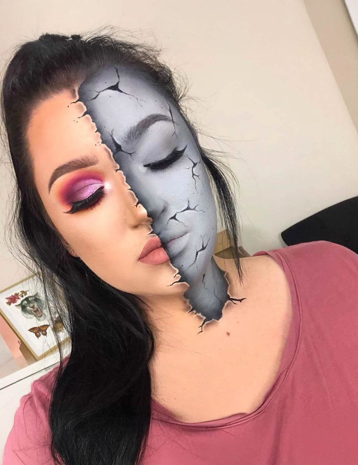 Paletka líčidel 4 barvy Halloween zombie 10 g