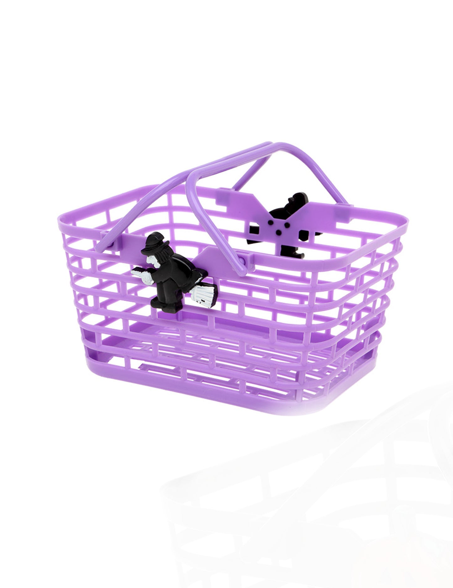 Fialový košík na bonbony na Halloween 