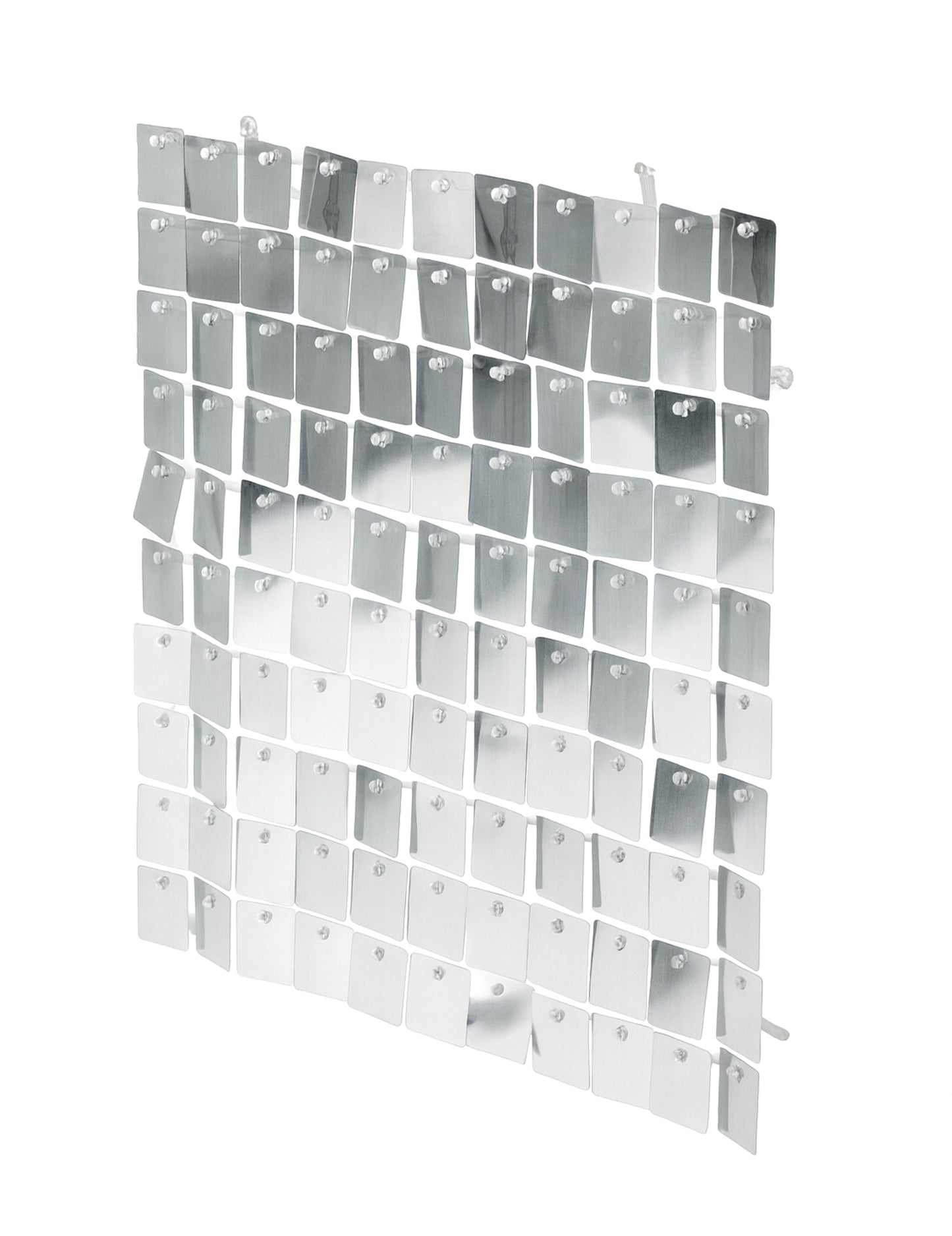 30 x 30 lesklý stříbrný podkladový panel cm