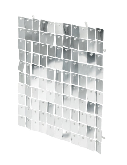 30 x 30 lesklý stříbrný podkladový panel cm