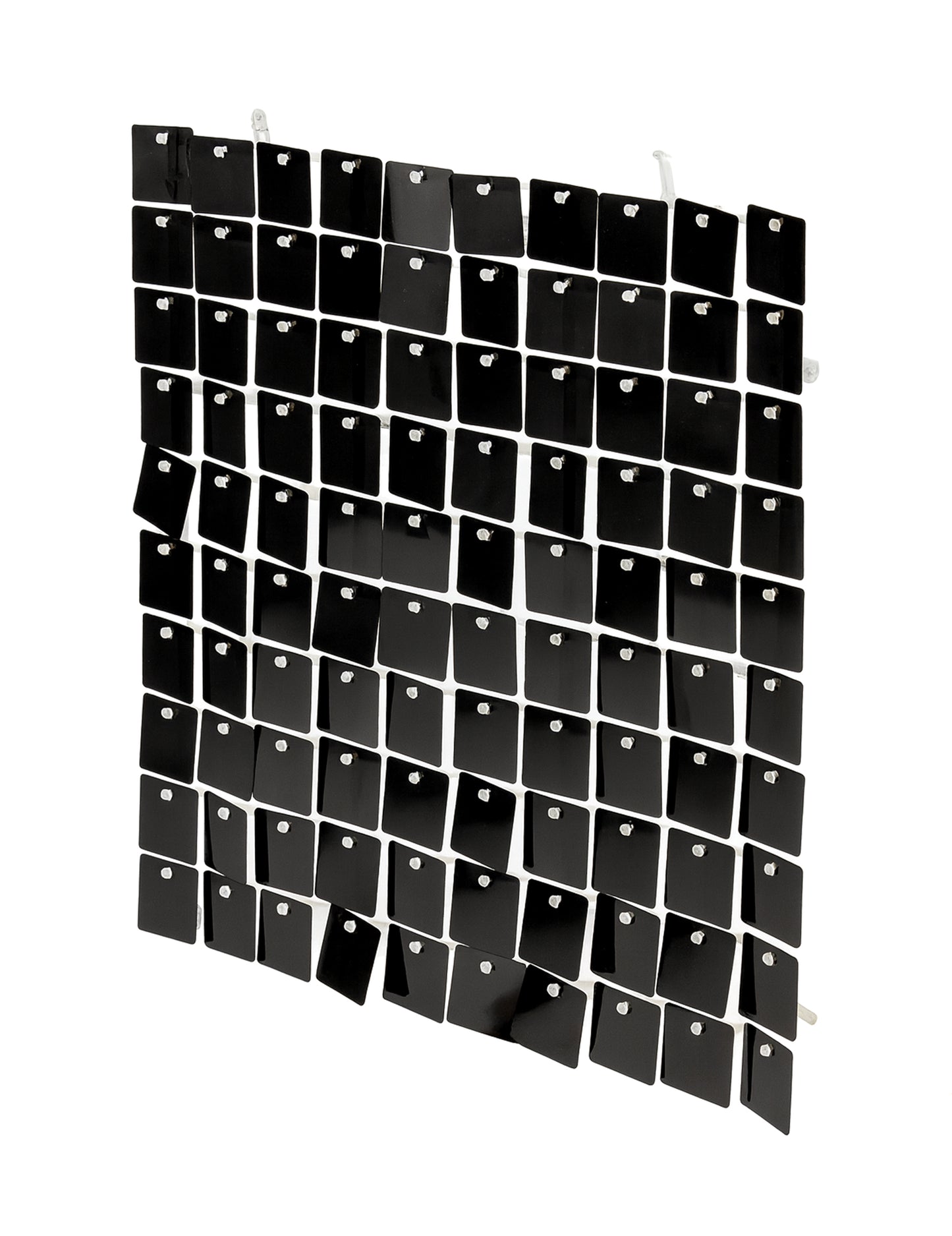 Lesklá černá podkladová deska 30 x 30 cm