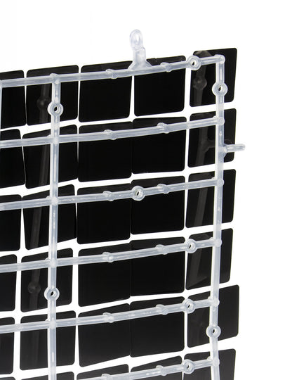 Lesklá černá podkladová deska 30 x 30 cm