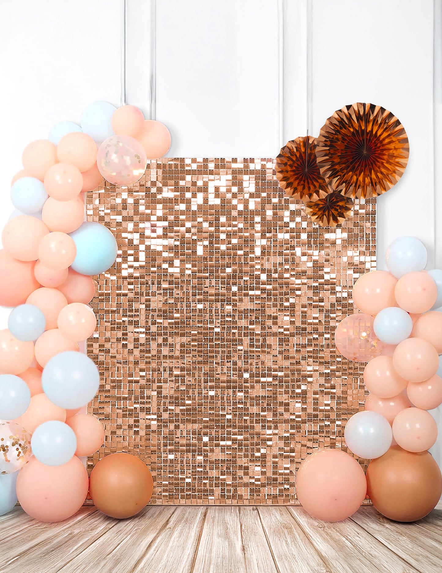 30 x 30 lesklá růžová podkladová deska cm