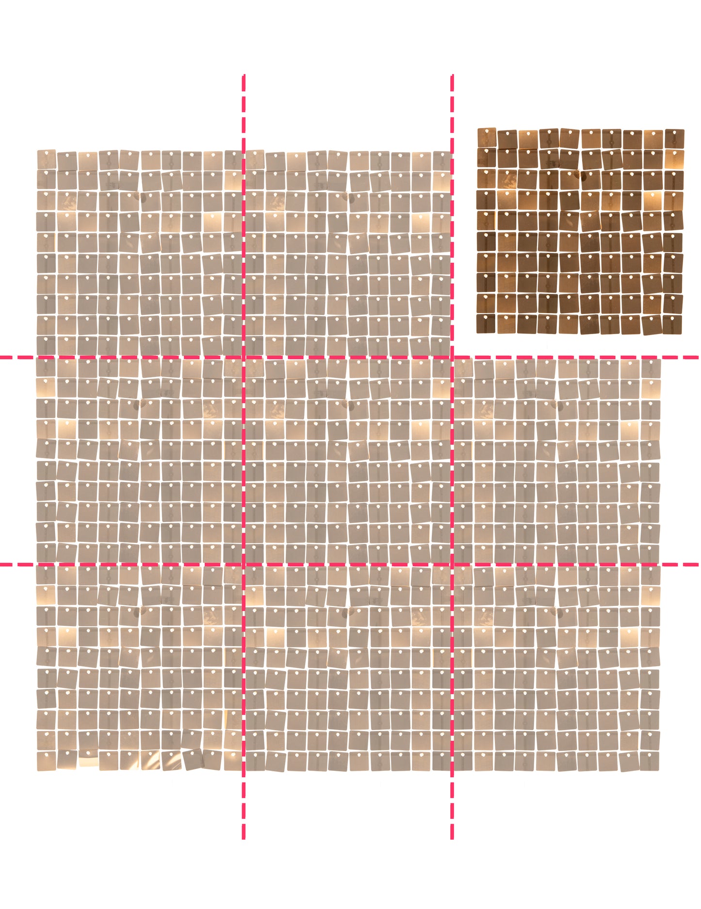 30 x 30 lesklá růžová podkladová deska cm