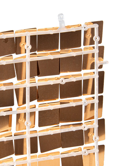 30 x 30 lesklá růžová podkladová deska cm