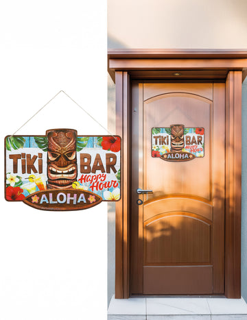 Panneau tiki bar Aloha 25 x 35 cm