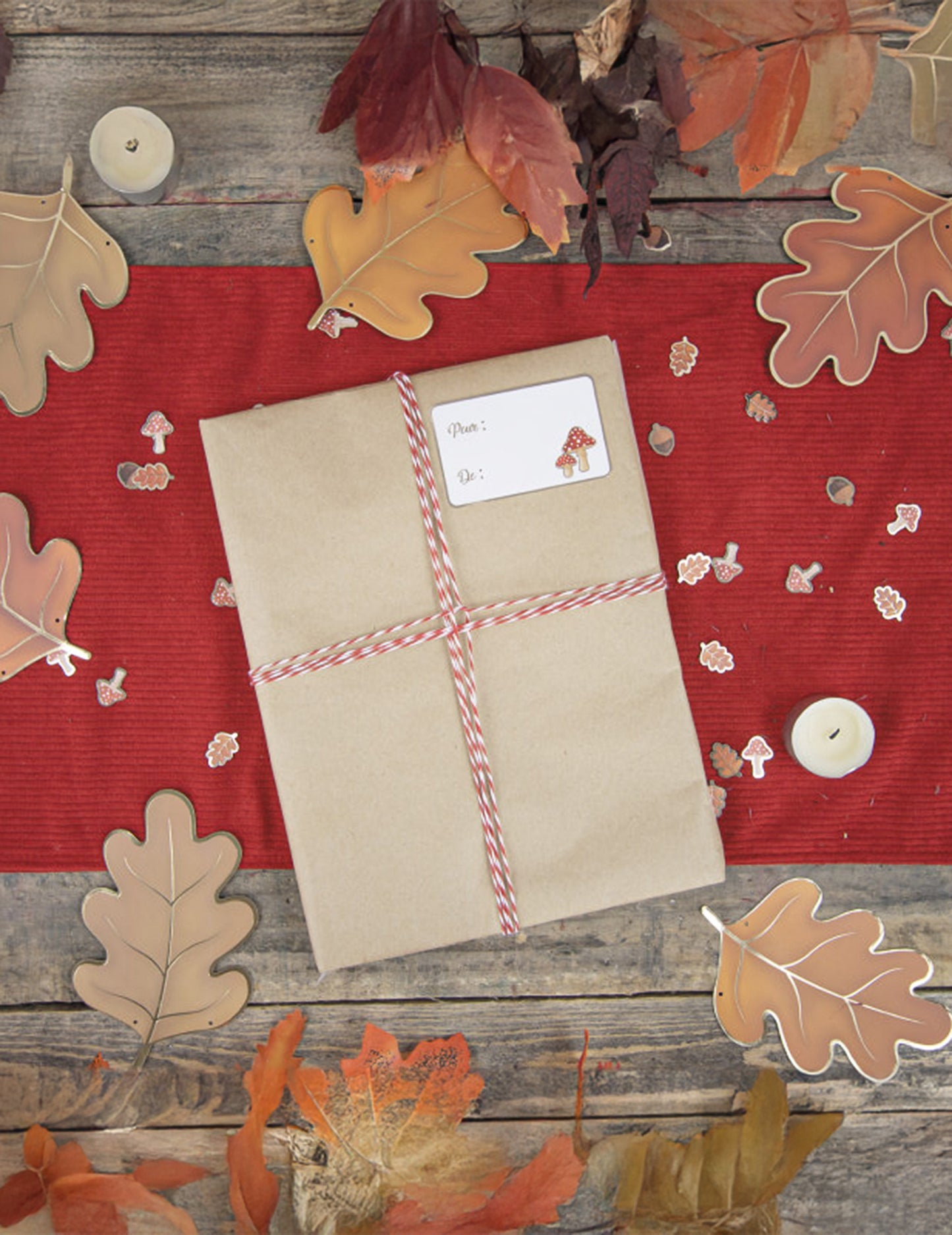 Dárkový balicí papír Kraft 0,7 x 2 m