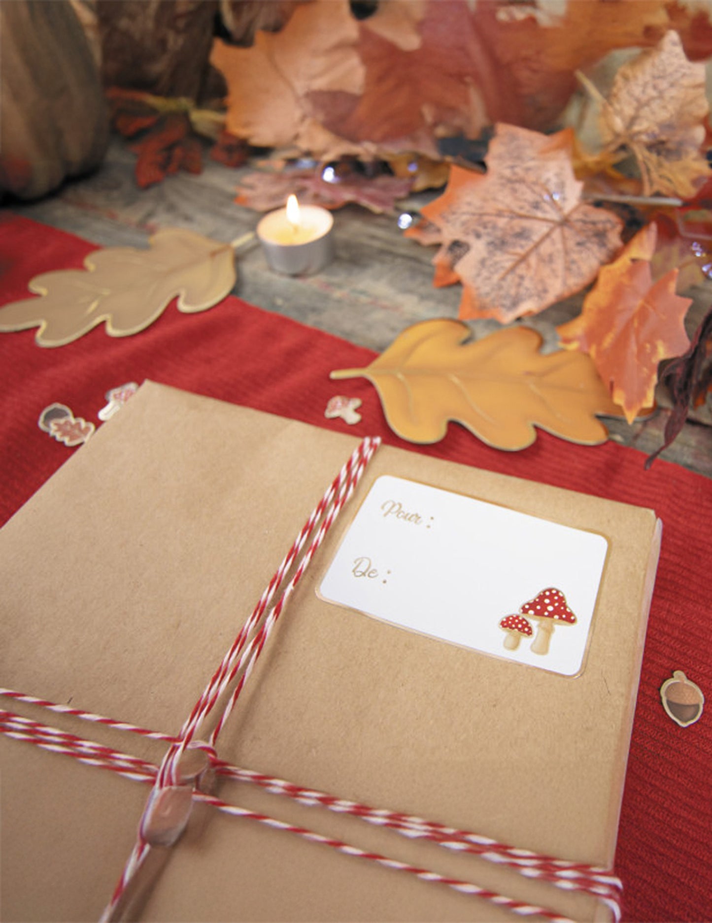 Dárkový balicí papír Kraft 0,7 x 2 m