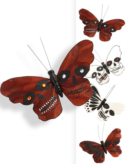 Motýl smrtihlav 13 x 10 cm
