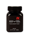 Černá barva na obličej a tělo speciální FX 150 ml