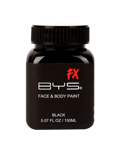 Černá barva na obličej a tělo speciální FX 150 ml