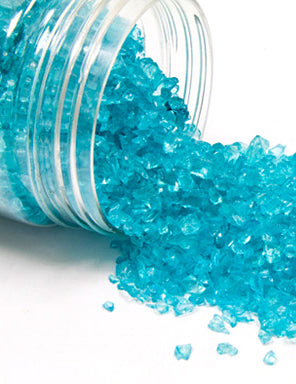 Tyrkysové skleněné nugetky 400 g