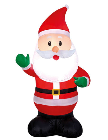 120cm nafukovací svítící Santa Claus cm