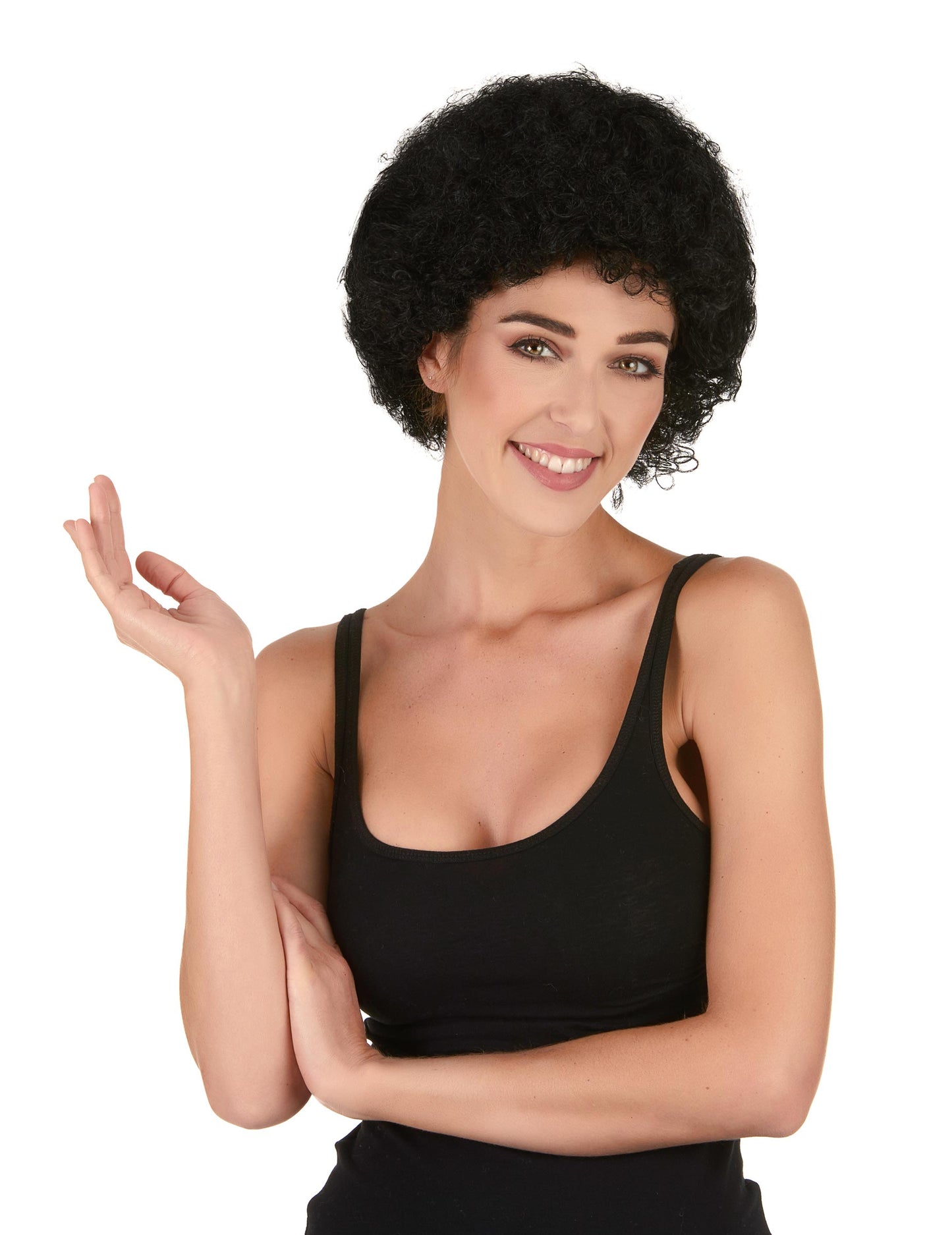Perruque afro pour adulte noire