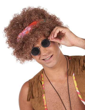 Pánská paruka Afro Hippie