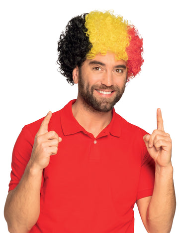 Belgická paruka pro dospělé s motivem afro