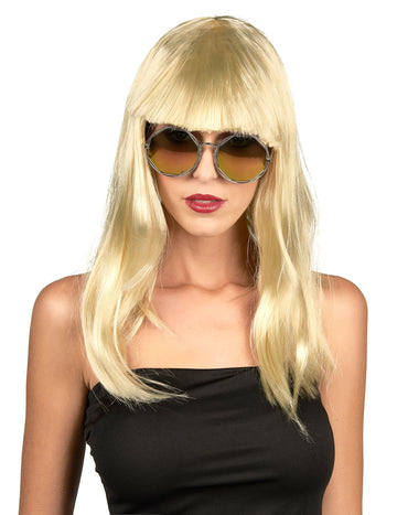 Blond paruka s ofinou pro ženy