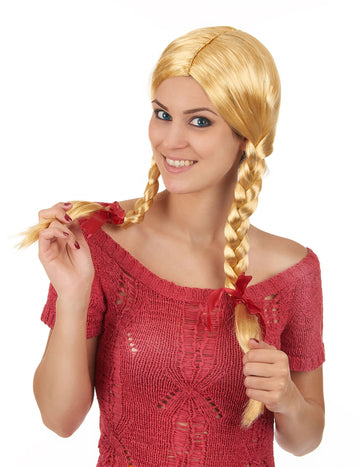 Blond copánky pro školačky pro ženy