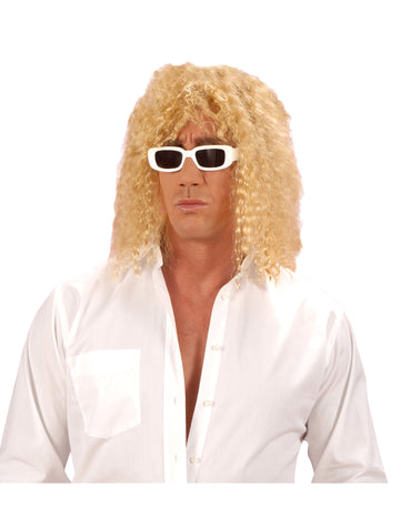 Blonďatá paruka zpěváka pro dospělé 