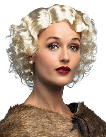 Dámská platinovo blond paruka