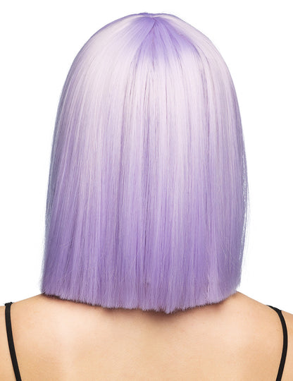 Luxusní pastelově lila paruka s mikádem pro dospělé 