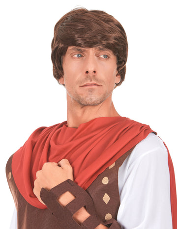 Hnědá paruka římského muže