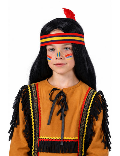 Dětská paruka indiánského náčelníka