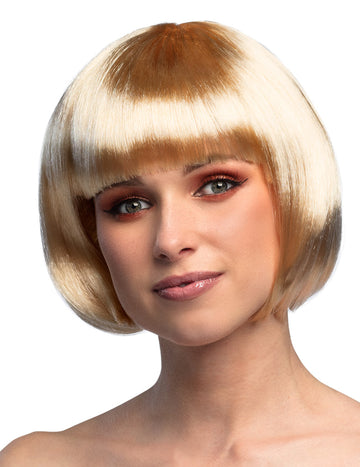 Krátká blond paruka pro ženy