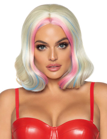 Krátká paruka pro dospělé Crazy Girl