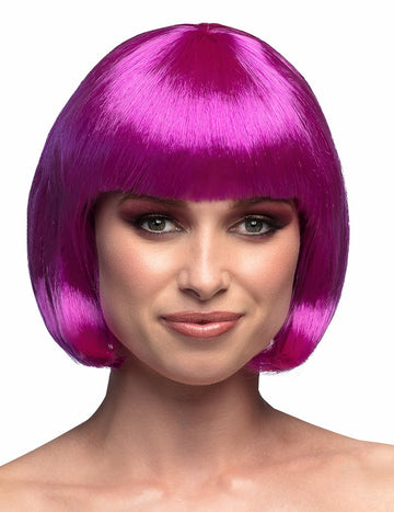 Dámská krátká fialová paruka