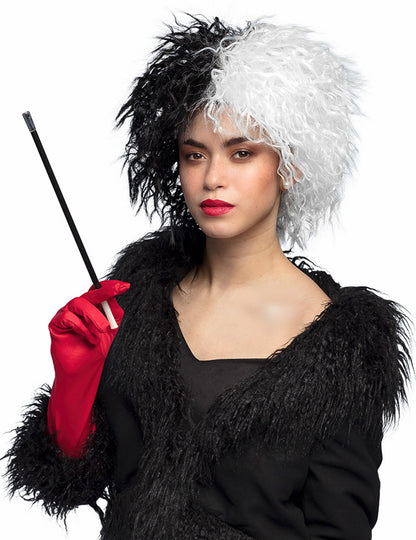 Pohled zepředu na krutou paruku