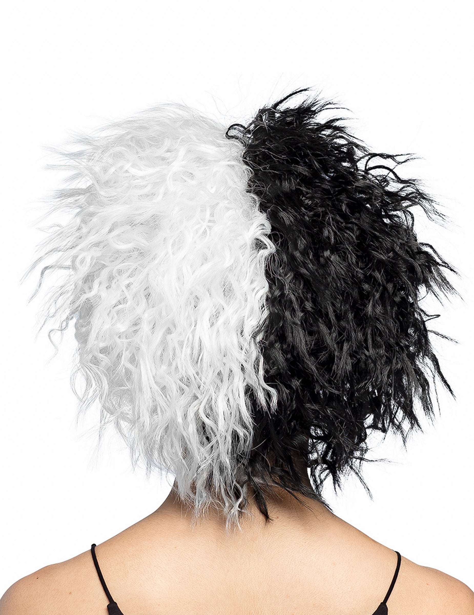 Pohled zezadu na krutou paruku