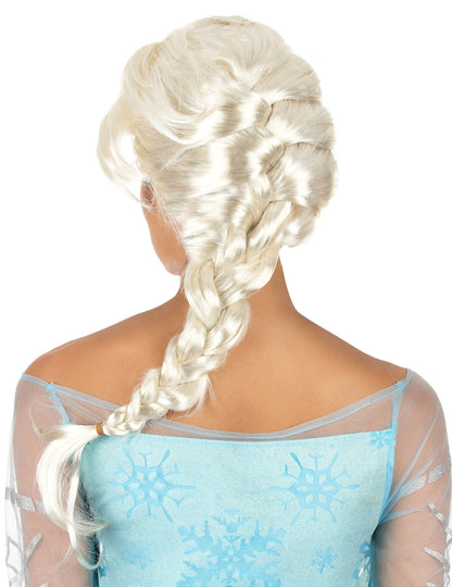 Blondýnská dámská paruka s copem