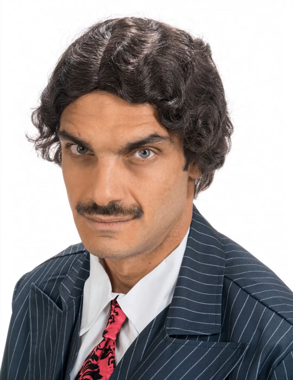 Perruque Gomez Addams Wednesday™ pour homme noire à ondulations