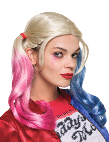 Dámská paruka Harley Quinn Sebevražedný oddíl