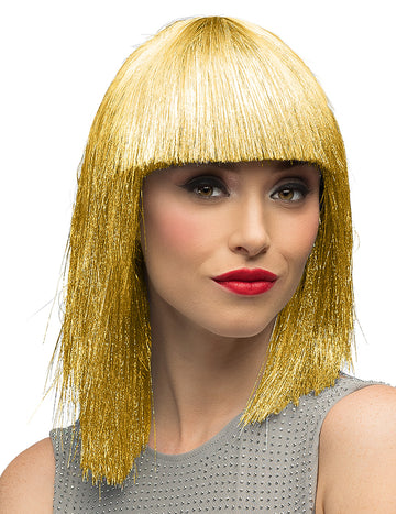 Dámská zlatá irizující paruka