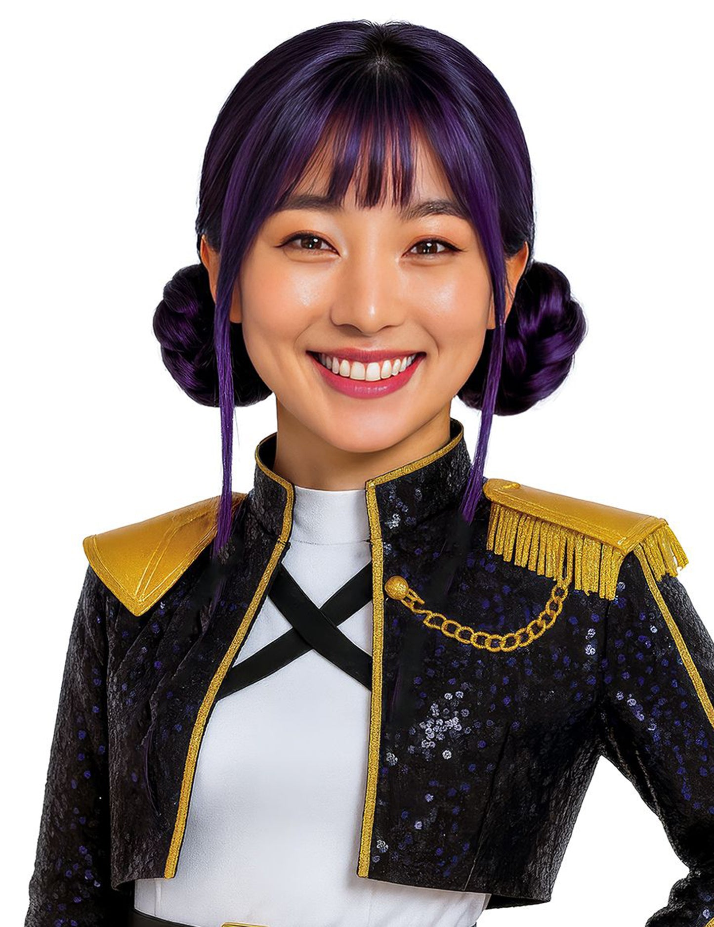 Kpop paruka s drdoly pro dospělé 